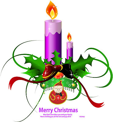 EPS 모양 리본 크리스마스 일러스트 초 촛불 크리스마스용품 사람없음 장식 산타클로스 장식볼 오브젝트 국내일러스트 기념일 용품 파일형식 벡터