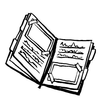 EPS 백그라운드 일러스트 사람없음 책 다이어리 앨범 기념사진 국내일러스트 사무용품 파일형식 벡터