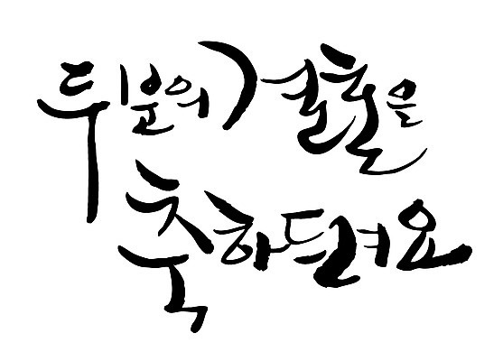 EPS 문자 손글씨 기념일 결혼 백그라운드 일러스트 캘리그라피 결혼식 기념 타이포그라피 글자캘리그라피 한글 사람없음 단어 축하 축복 국내일러스트 컨셉 이벤트 파일형식 벡터