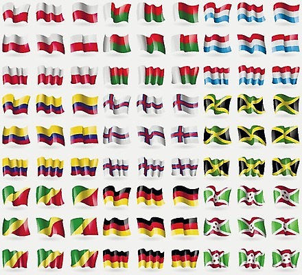 EPS 해외이미지 디자인 문화 상징 일러스트 휴가 독일 직물 콜롬비아 심볼 지역 폴란드 룩셈부르크 마다가스카르 자메이카 전국 해외202004 해외202105 해외일러스트 유럽 북아메리카 남아메리카 서유럽 파일형식 벡터