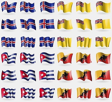 EPS 해외이미지 디자인 문화 상징 일러스트 아이슬란드 세계 직물 심볼 지역 쿠바 부탄 전국 강조 국경 해외202004 해외202105 해외일러스트 유럽 중앙아메리카 남아시아 파일형식 벡터