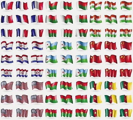 EPS 해외이미지 디자인 문화 상징 일러스트 휴가 미국 중국 프랑스 직물 심볼 지역 니제르 마다가스카르 전국 카메룬 해외202004 해외202105 해외일러스트 유럽 아시아 북아메리카 아프리카 파일형식 벡터