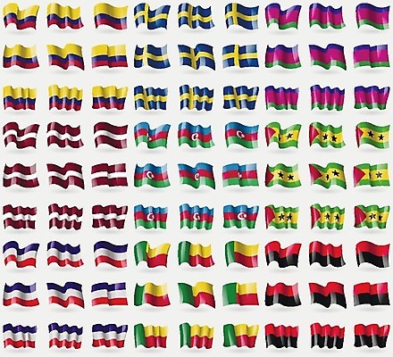 EPS 해외이미지 디자인 문화 상징 일러스트 휴가 스웨덴 직물 콜롬비아 심볼 지역 라트비아 아제르바이잔 전국 해외202004 해외202105 해외일러스트 나라 북유럽 남아메리카 파일형식 벡터