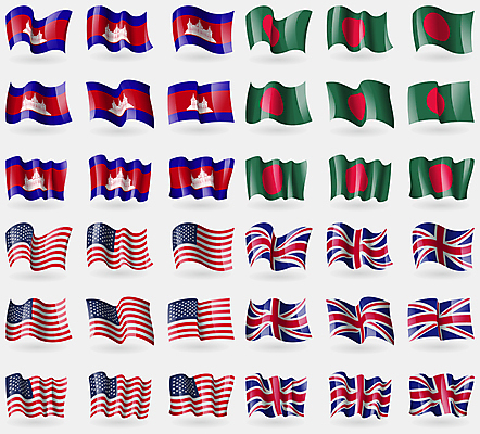 포토 JPG 해외이미지 디자인 문화 상징 영국 사람없음 세계 미국 직물 심볼 캄보디아 지역 방글라데시 전국 강조 국경 해외202004 해외202105 해외포토 유럽 아시아 북아메리카 남아시아 파일형식