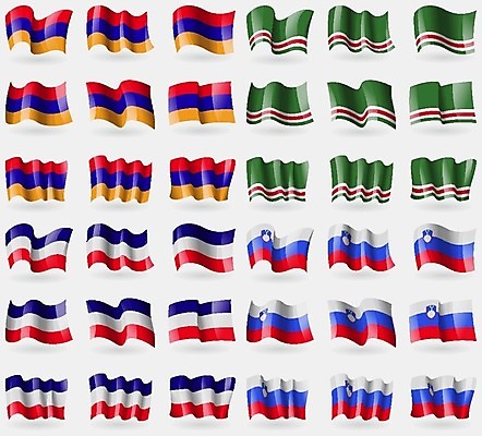 EPS 해외이미지 디자인 문화 상징 일러스트 세계 직물 심볼 지역 슬로베니아 아르메니아 전국 강조 국경 해외202004 해외202105 해외일러스트 유럽 파일형식 벡터