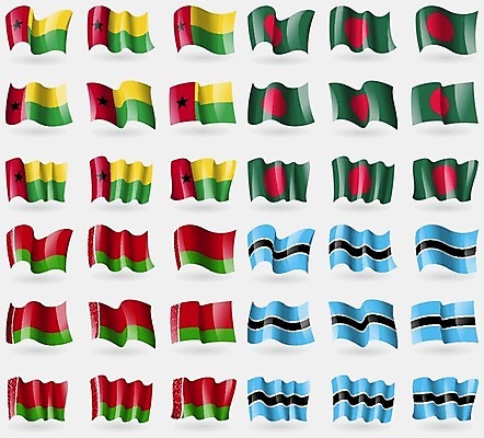 EPS 해외이미지 디자인 문화 상징 일러스트 세계 직물 심볼 지역 방글라데시 벨로루시 보츠와나 전국 강조 국경 해외202004 해외202105 해외일러스트 남아시아 파일형식 벡터