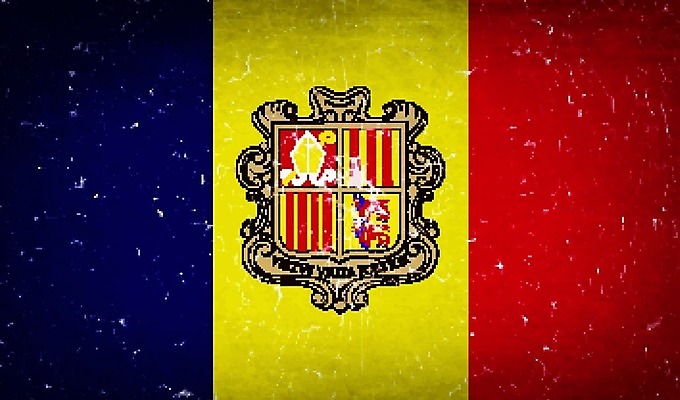 EPS 해외이미지 모양 디자인 배너 백그라운드 일러스트 그래픽 가로 깃발 물개 심볼 사인 무역 신분 애국심 안도라 엘리먼트 전국 정확 해외202004 해외202105 해외일러스트 산업 컨셉 포유류 바다동물 파일형식 벡터