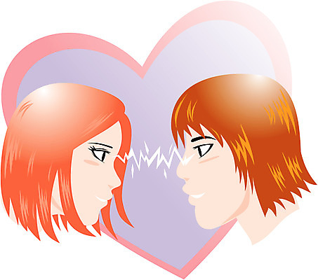 EPS 클립아트 커플 여자 남자 감정 프로포즈 일러스트 발렌타인데이 사랑 사람 두명 하트 심장 마음 텔레파시 국내일러스트 모양 관계 데이이벤트 장기_의학 파일형식 벡터