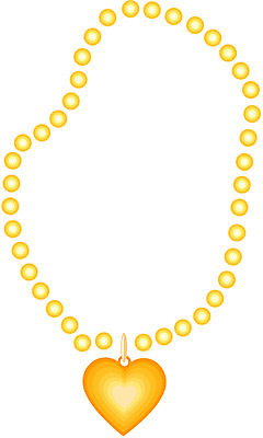 EPS 클립아트 잡화 기념일 프로포즈 일러스트 목걸이 장신구 발렌타인데이 선물 사랑 사람없음 하트 보석 오브젝트 팬던트 국내일러스트 모양 감정 데이이벤트 이벤트 광석 파일형식 벡터