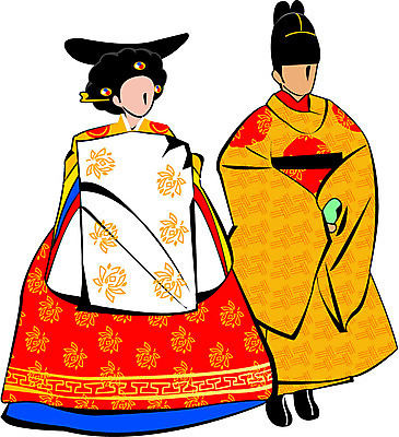 EPS 클립아트 한국문화 한국전통 전통 부부 커플 여자 남자 신부 신랑 결혼 일러스트 사랑 사람 두명 한복 전통의례 전통혼례 약속 궁중 국내일러스트 동양문화 감정 관계 한국 이벤트 전통의상 파일형식 벡터