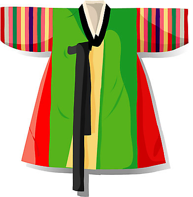 EPS 한국문화 한국전통 전통 옷 상의 일러스트 사람없음 전통의상 한복 저고리 두루마기 색동 색동저고리 색동옷 고름 궁중 국내일러스트 동양문화 한국 파일형식 벡터