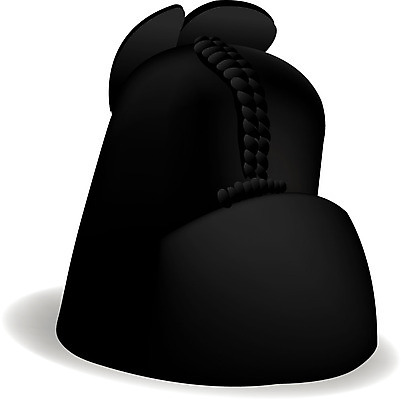 EPS 모자 한국문화 한국전통 전통 잡화 옷 컬러 일러스트 사람없음 검은색 전통의상 왕 관모 궁중 익선관 국내일러스트 동양문화 한국 파일형식 벡터