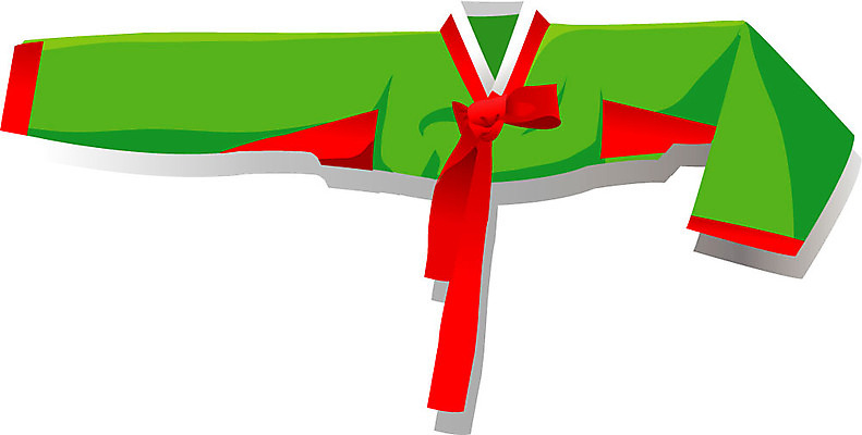 EPS 한국문화 한국전통 전통 옷 여자 컬러 상의 일러스트 사람없음 초록색 전통의상 한복 저고리 치마저고리 고름 삼회장저고리 웃옷 여자만 국내일러스트 동양문화 한국 사람 파일형식 벡터