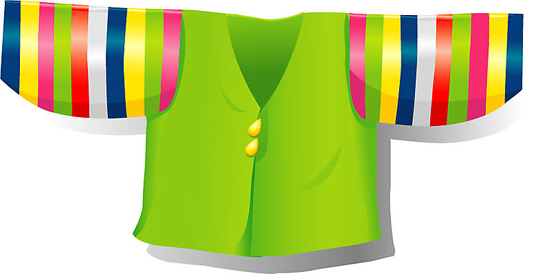 EPS 한국문화 한국전통 전통 옷 남자 상의 일러스트 사람없음 전통의상 한복 저고리 치마저고리 색동 색동저고리 색동옷 마고자 색동마고자 웃옷 남자만 국내일러스트 동양문화 한국 사람 파일형식 벡터