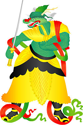 EPS 동물 캐릭터 전통 동물캐릭터 일러스트 포유류 한국 사람없음 용띠 십이지신 용 운세 십이지신캐릭터 용캐릭터 창던지기 일러캐릭터 아시아 파일형식 벡터