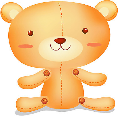 EPS 동물 척추동물 육지동물 인형 일러스트 곰 포유류 사람없음 장난감 곰인형 오브젝트 봉제인형 국내일러스트 파일형식 벡터