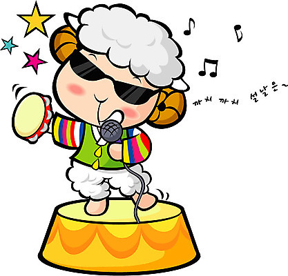 EPS 동물 캐릭터 한마리 웰빙 명절 별 동물캐릭터 음표 일러스트 노래 포유류 전통캐릭터 새해 뿔 사람없음 선글라스 설날 십이지신 운세 춤 양띠 양 전통의상 한복 신년캐릭터 마이크 탬버린 양캐릭터 색동 색동저고리 색동옷 양털 일러캐릭터 자연요소 1 한국전통 전통 기호 옷 기념일 안경 음악 음향기기 문화예술 타악기 저고리 파일형식 벡터