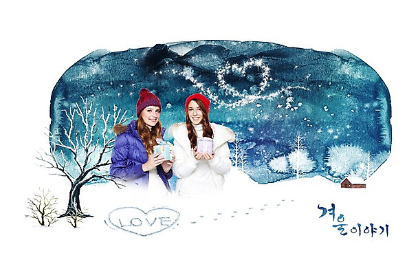 모양 PSD 서양인 외국인 나무 편집 편집이미지 계절 여자 겨울 자국 털모자 선물 미소 웃음 사람 풍경 상반신 20대 성인 두명 30대 친구 선물상자 설원 하트 눈 오두막 발자국 여자만 성인여자만 성인만 이미지편집 자연요소 식물 모자_잡화 관계 날씨 눈_날씨 표정 인종 청년 장년 상자 파일형식