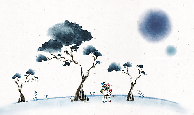 PSD 나무 커플 여자 남자 캘리배경 백그라운드 겨울 일러스트 캘리그라피 포옹 수묵화 사람 풍경 성인 두명 눈 애정표현 성인만 겨울배경 국내일러스트 자연요소 식물 계절 관계 안기 날씨 미술 표현 파일형식