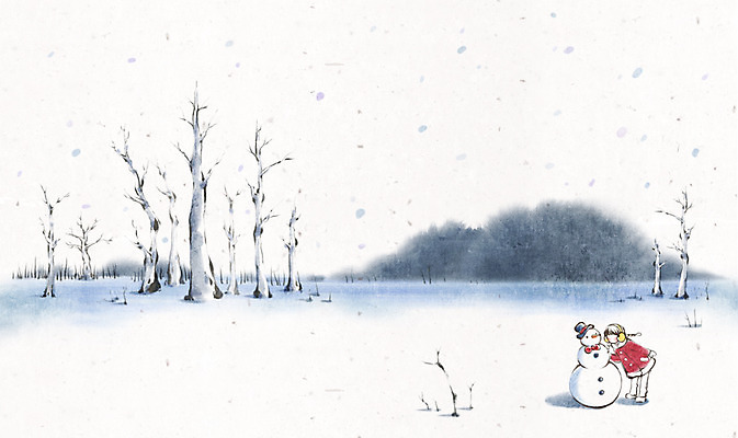 PSD 나무 여자 캘리배경 백그라운드 겨울 일러스트 캘리그라피 눈사람 산 수묵화 한명 사람 풍경 설원 눈 여자만 여자한명만 겨울배경 국내일러스트 자연요소 식물 1 계절 날씨 눈_날씨 미술 파일형식