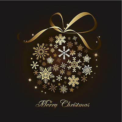 EPS 별 리본 백그라운드 크리스마스 일러스트 눈꽃 사람없음 장식 반짝임 장식볼 화려 신비 특별함 국내일러스트 자연요소 기념일 컨셉 모션 눈_날씨 파일형식 벡터