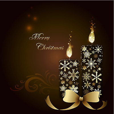 EPS 모양 별 리본 백그라운드 크리스마스 일러스트 초 촛불 눈꽃 사람없음 장식 빛 반짝임 화려 황금 신비 특별함 국내일러스트 자연요소 기념일 컨셉 모션 눈_날씨 파일형식 벡터