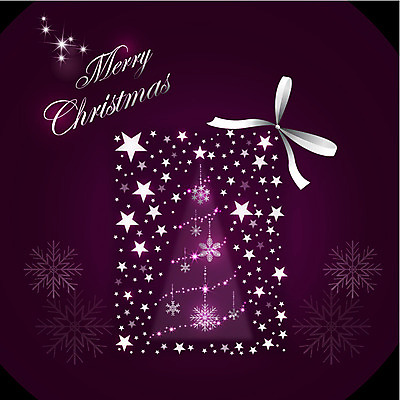 EPS 모양 별 백그라운드 크리스마스 일러스트 크리스마스카드 눈꽃 사람없음 장식 반짝임 크리스마스트리 보라색 화려 신비 특별함 국내일러스트 카드프레임 자연요소 기념일 컬러 컨셉 모션 카드_감사 프레임 눈_날씨 파일형식 벡터
