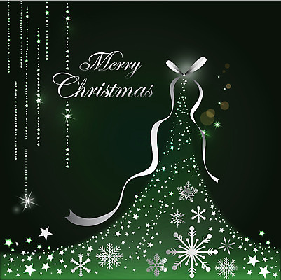 EPS 모양 나무 별 리본 백그라운드 크리스마스 일러스트 눈꽃 사람없음 장식 초록색 반짝임 크리스마스트리 화려 신비 특별함 국내일러스트 자연요소 식물 기념일 컬러 컨셉 모션 눈_날씨 파일형식 벡터