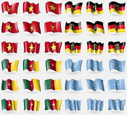 EPS 해외이미지 디자인 문화 상징 일러스트 독일 세계 직물 심볼 베트남 지역 전국 카메룬 강조 국경 해외202004 해외202105 해외일러스트 유럽 아프리카 동남아시아 파일형식 벡터