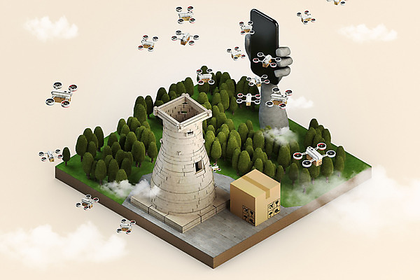 PSD 편집 편집이미지 백그라운드 모바일 들기 사람없음 스마트폰 3D 경주 배송 디지털합성 손모양 온라인쇼핑 주문 모바일쇼핑 첨성대 택배상자 드론 핀테크 편집소스 모빌리티 편집3D 모양 교통수단 모션 금융 핸드폰 스마트기기 쇼핑 상자 경주_경상북도 경상북도 국보 택배 온라인 파일형식 손_신체부위