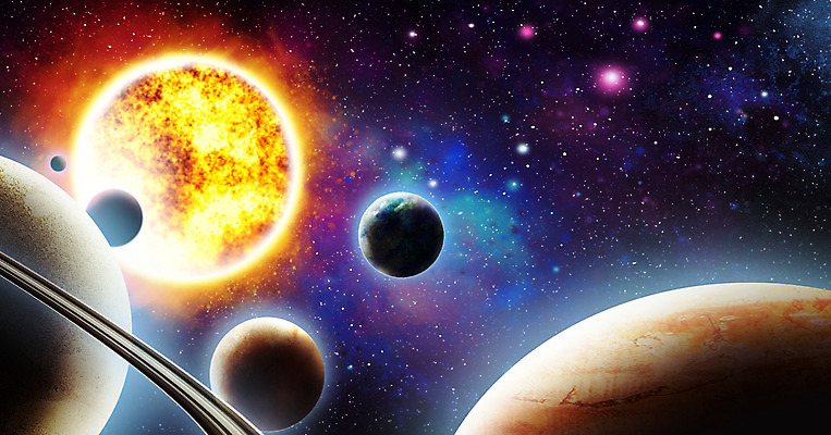 PSD 별 지구 과학 일러스트 사람없음 빛 태양 우주 행성 신비 공상 태양계 토성 은하 목성 화성 SF 국내일러스트 자연요소 컨셉 파일형식