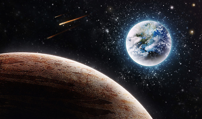 PSD 별 지구 과학 일러스트 사람없음 빛 우주 유성 신비 공상 은하 화성 SF 국내일러스트 자연요소 컨셉 행성 파일형식