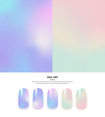 백그라운드 패턴 일러스트 사람없음 네일아트 그라데이션 파스텔톤 국내일러스트 AI파일 컬러 무늬 뷰티 파일형식 벡터