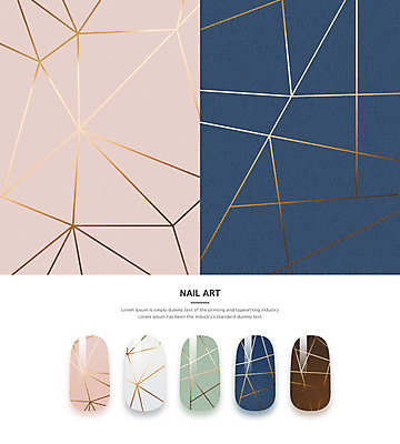 선 분홍색 백그라운드 패턴 일러스트 사람없음 우아함 네일아트 남색 국내일러스트 AI파일 컬러 컨셉 무늬 뷰티 파일형식 벡터