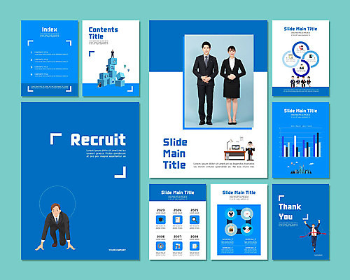 전신 템플릿 여자 남자 비즈니스 그래프 서기 앉기 정장 여러명 20대 성인 파란색 세트 팔짱 기댐 만세 한국인 비즈니스맨 비즈니스우먼 PPT 프레젠테이션 문서템플릿 면접 준비자세 구인구직 성인만 9P 공개채용 이미지템플릿 옷 컬러 포즈 다수 모션 사람 동양인 청년 구직 직장인 준비 구인 채용 파일형식