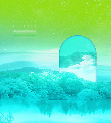 PSD 구름 편집이미지 호수 백그라운드 꽃백그라운드 산 사람없음 연두색 문 봄 아치 계절백그라운드 민트색 이미지편집 자연요소 계절 꽃 컬러 초록색 파일형식