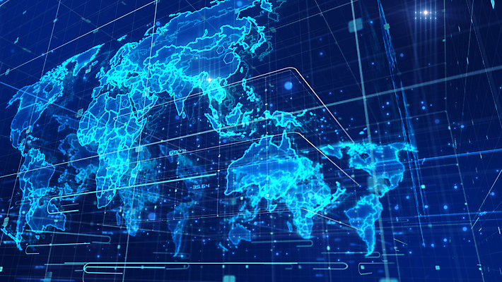 포토 JPG 해외이미지 백그라운드 세계지도 사람없음 그래픽 파란색 3D 하이테크 홀로그램 광학 해외202004 해외포토 컬러 지도 기술 세계 디지털합성 파일형식