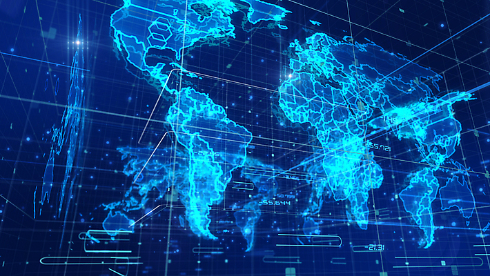 포토 JPG 해외이미지 백그라운드 세계지도 사람없음 그래픽 파란색 3D 홀로그램 해외202004 해외포토 컬러 지도 세계 디지털합성 파일형식