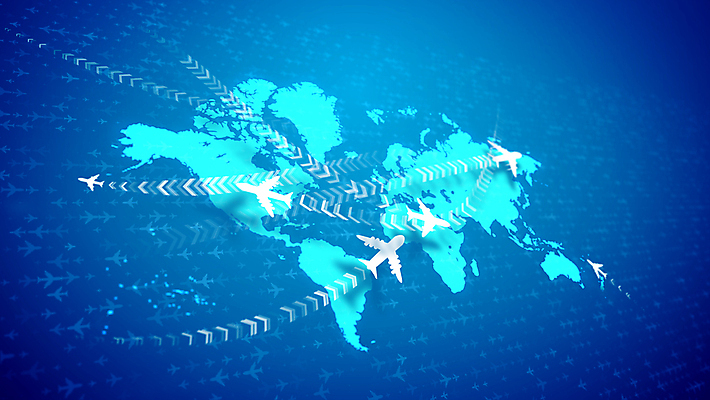 포토 JPG 해외이미지 백그라운드 이동 세계지도 비행기 사람없음 그래픽 파란색 3D 해외202004 해외포토 컬러 컨셉 지도 항공교통 대중교통 세계 디지털합성 파일형식