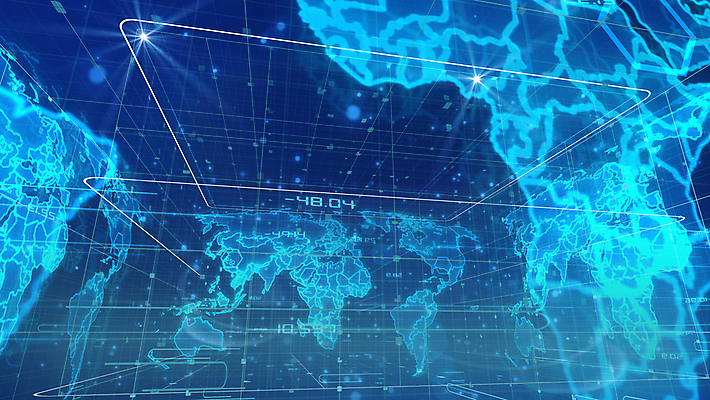 포토 JPG 해외이미지 백그라운드 세계지도 사람없음 그래픽 파란색 3D 하이테크 홀로그램 해외202004 해외포토 컬러 지도 기술 세계 디지털합성 파일형식