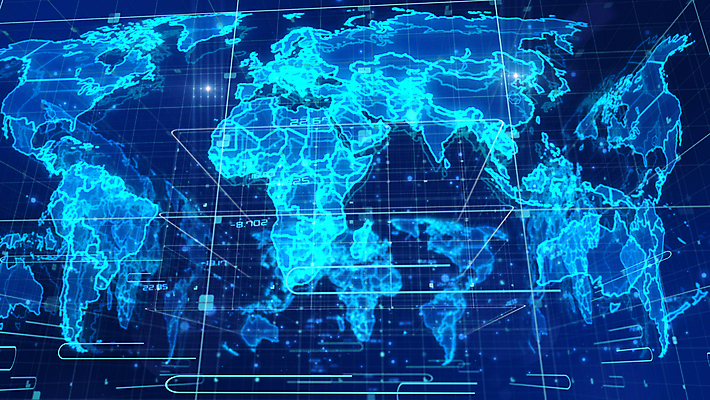 포토 JPG 해외이미지 백그라운드 세계지도 사람없음 그래픽 파란색 3D 하이테크 홀로그램 광학 해외202004 해외포토 컬러 지도 기술 세계 디지털합성 파일형식