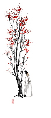 전신 PSD 나무 남자 중년 생각 일러스트 캘리그라피 붓터치 휴식 나뭇잎 한명 서기 올려보기 한복 동양화 뒷짐 번짐 사색 낙관 훈장님 중년남자한명만 국내일러스트 식물 1 한국전통 컨셉 잎 모션 미술 사람 성인 교사 전통의상 남자한명만 중년남자만 파일형식 효과