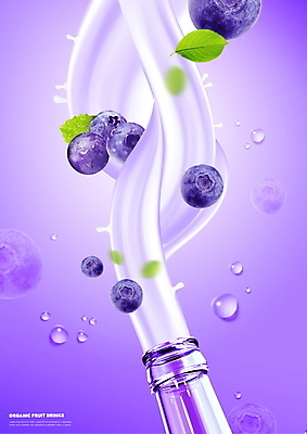 PSD 편집이미지 물결 음료 잎 사람없음 보라색 물방울 신선 병 유기농 블루베리 블루베리주스 이미지편집 식물 식기 웰빙 컬러 과일 과일주스 파일형식