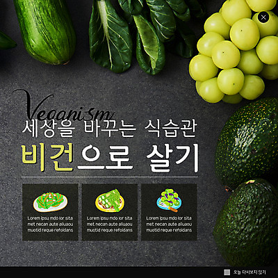 PSD 템플릿 ZIP 웹템플릿 채소 팝업 이벤트팝업 웹팝업 사람없음 검은색 샐러드 채식 아보카도 식습관 식습관개선 채식주의자 비건 빅팝업 망고포도 이미지템플릿 음식 컬러 과일 청포도 파일형식