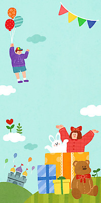 전신 PSD 한마리 여자 남자 어린이 일러스트 소녀 소년 상반신 두명 선물상자 곰인형 궁전 만세 비행 토끼 어린이날 가정의달 풍선 가랜드 반려 풍선잡기 어린이만 국내일러스트 1 기념일 인형 고건축 포유류 모션 선물 사람 반려동물 상자 잡기 5월 파티용품 파일형식