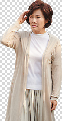 편집 편집이미지 여자 중년 50대 한명 서기 누끼 상반신 앞모습 한국인 찡그림 질병 PNG 기억력 치매 힘듦 노화 중년여자한명만 편집소스 1 뷰포인트 컨셉 의학 모션 표정 사람 동양인 성인 여자한명만 중년여자만 파일형식