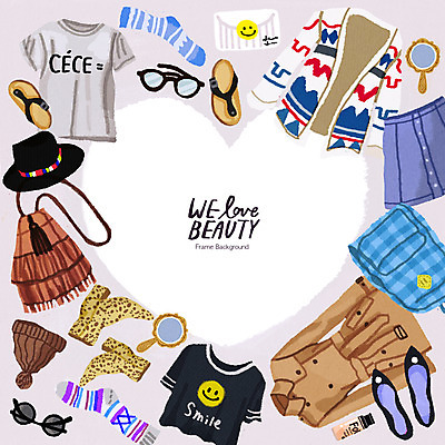 PSD 모자 옷 패션 안경 신발 가방 일러스트 바지 양말 프레임 사람없음 치마 뷰티 코트 하트 하이힐 쪼리 손거울 프레임일러스트 국내일러스트 모양 잡화 구두 하의 외투 거울 여성화 샌들 파일형식