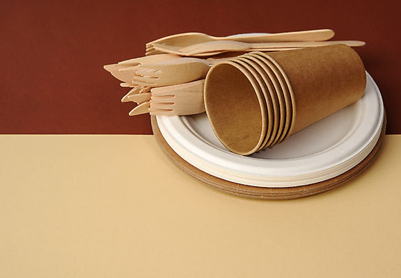 포토 JPG 해외이미지 실내 사람없음 환경오염 쓰레기 종이컵 일회용 나무포크 스티로폼접시 카피스페이스 갈색배경 종이접시 해외202105 해외포토 접시 백그라운드 포크 컨셉 내부 컵 갈색 공백 파일형식