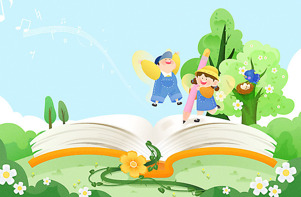 전신 나무 한마리 여자 남자 꽃 어린이 일러스트 조류 요정 들기 소녀 소년 두명 책 연필 점프 기록 어린이상상 천사날개 날개옷 상상랜드 상상력 어린이만 동심 국내일러스트 AI파일 식물 동물 1 옷 날개 모션 상상 학용품 천사 사람 필기구 파일형식 벡터