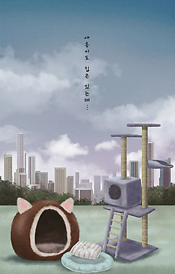 PSD 구름 쿠션 일러스트 부동산 방석 사람없음 건물 고양이 도시 사회이슈 내집마련 반려 캣타워 국내일러스트 반려용품 자연요소 건축물 컨셉 포유류 반려동물 재산 오브젝트 파일형식